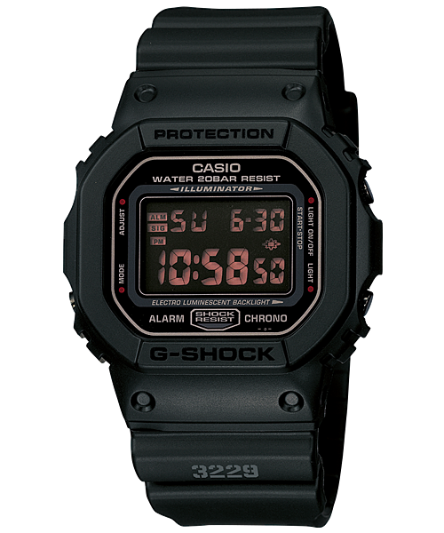 Reloj G-shock correa de resina DW-5600MS-1