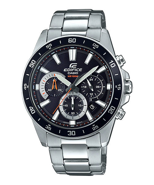 Reloj Edifice casual correa de Acero inoxidable EFV-570D-1AV