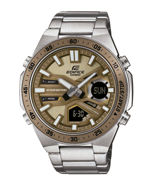 Reloj Edifice casual correa de acero inoxidable EFV-C110D-5A