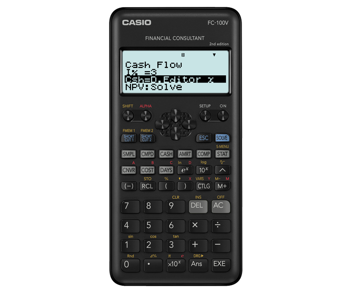 Calculadora financiera FC-100V-2