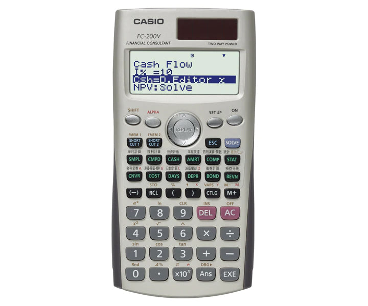 Calculadora financiera FC-200V