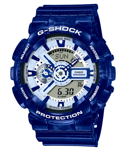Reloj G-shock correa de resina GA-110BWP-2A