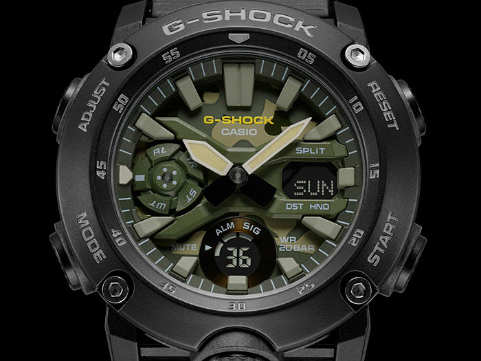 Reloj G-shock correa de resina GA-2000SU-1A