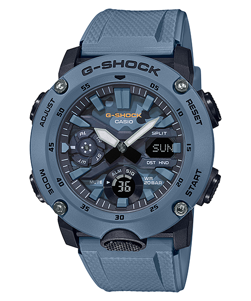 Reloj G-shock correa de resina GA-2000SU-2A