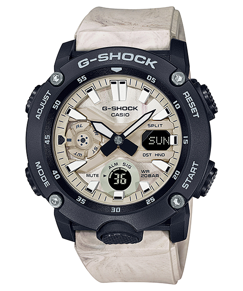 Reloj G-shock correa de resina GA-2000WM-1A