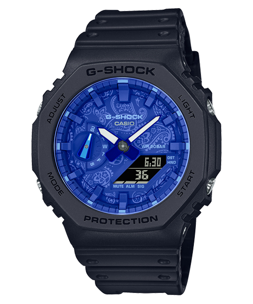 Reloj G-shock correa de resina GA-2100BP-1A