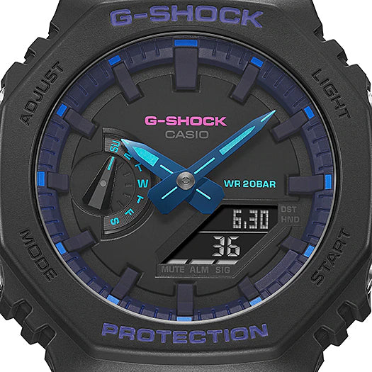 Reloj G-shock correa de resina GA-2100VB-1A