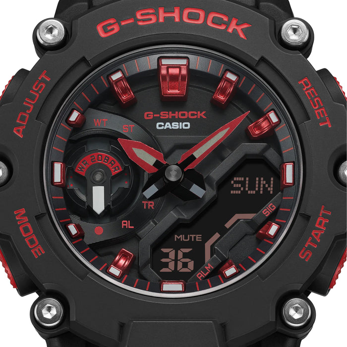 Reloj G-shock correa de resina GA-2200BNR-1A