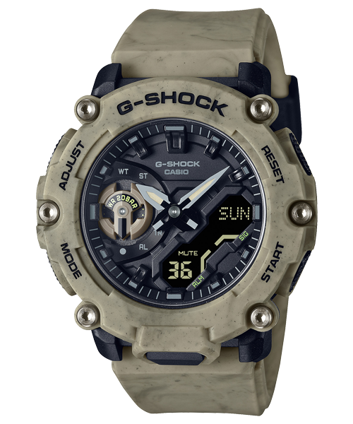 Reloj G-shock correa de resina GA-2200SL-5A