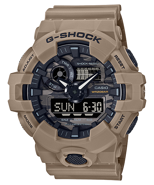 Reloj G-shock correa de resina GA-700CA-5A
