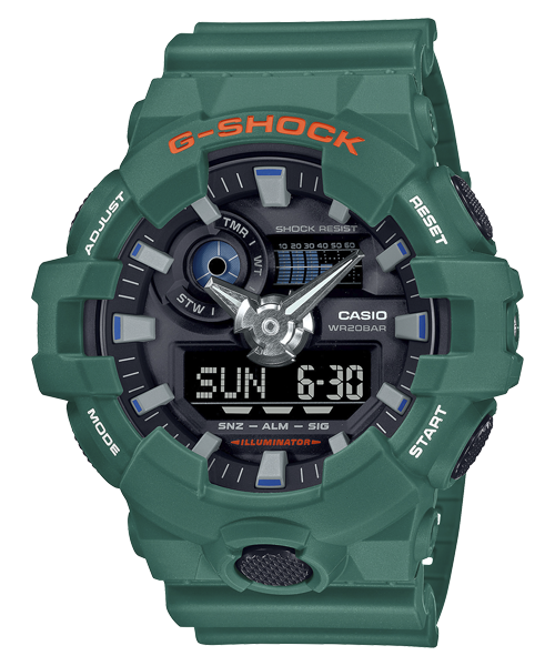 Reloj G-shock correa de resina GA-700SC-3A