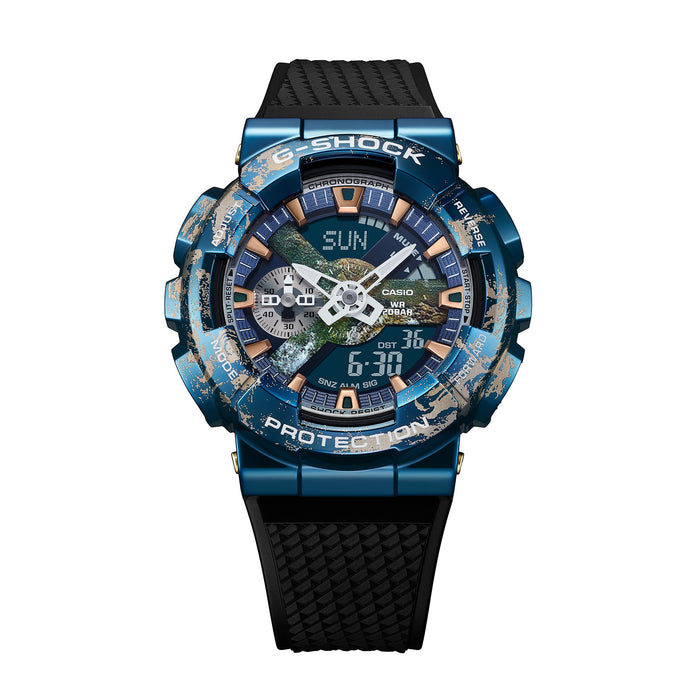 Reloj G-shock edición Especial del planeta Tierra Héroes correa de resina GM-110EARTH-1A