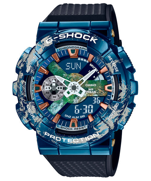 Reloj G-shock edición Especial del planeta Tierra Héroes correa de resina GM-110EARTH-1A