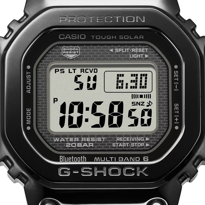 Reloj G-shock edición 40º aniversario de correa de acero inoxidable GMW-B5000EH-1