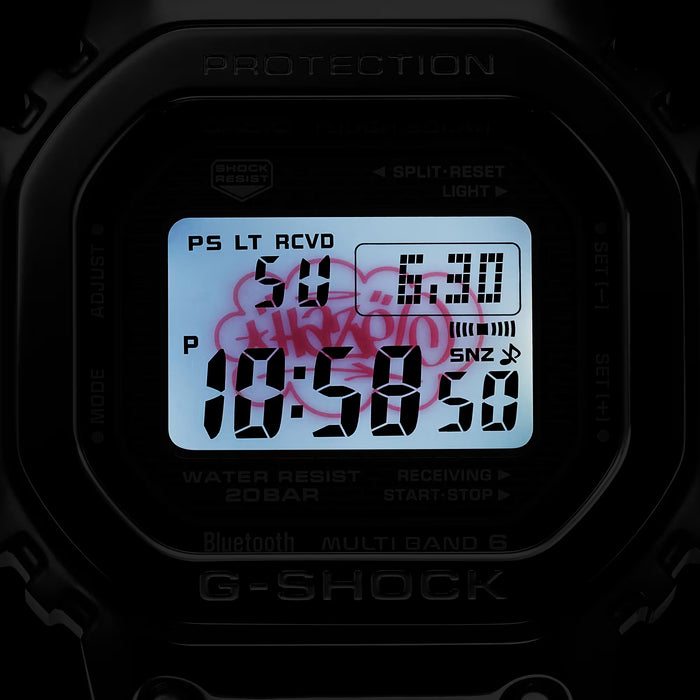 Reloj G-shock edición 40º aniversario de correa de acero inoxidable GMW-B5000EH-1