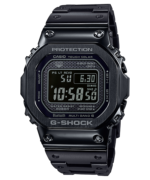 Reloj G-Shock deportivo correa de acero inoxidable GMW-B5000GD-1