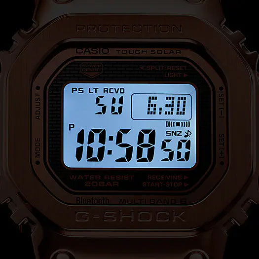 Reloj G-shock correa de acero inoxidable GMW-B5000GD-4