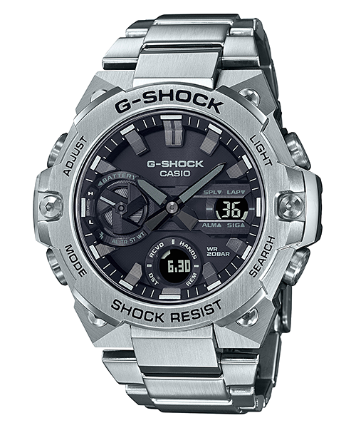 Reloj G-shock correa de acero inoxidable GST-B400D-1A