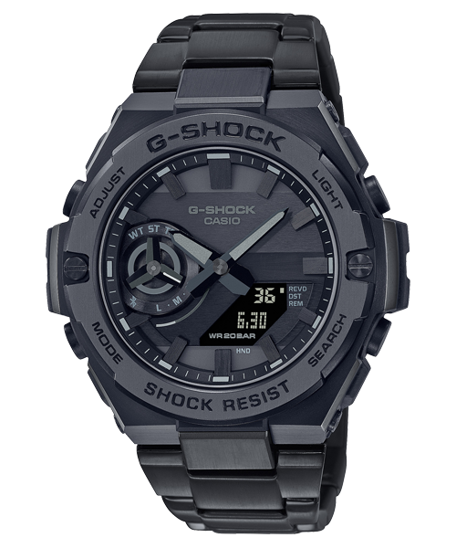 Reloj G-shock correa de acero inoxidable GST-B500BD-1A