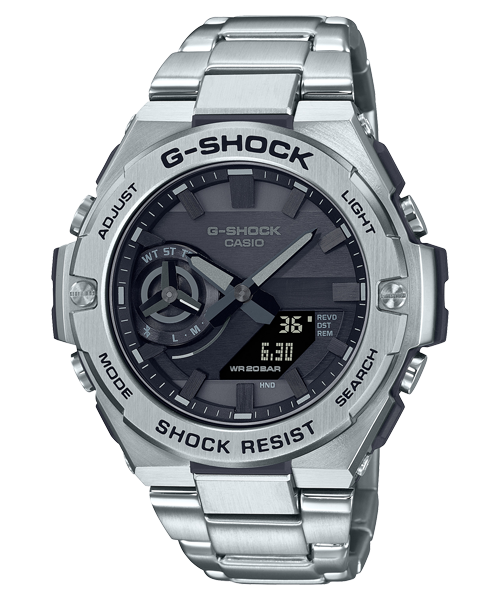 Reloj G-shock correa de acero inoxidable GST-B500D-1A1