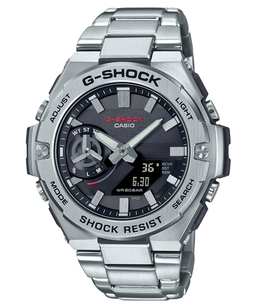 Reloj G-shock correa de acero inoxidable GST-B500D-1A