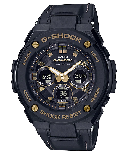Reloj G-shock correa de cuero GST-S300GL-1A