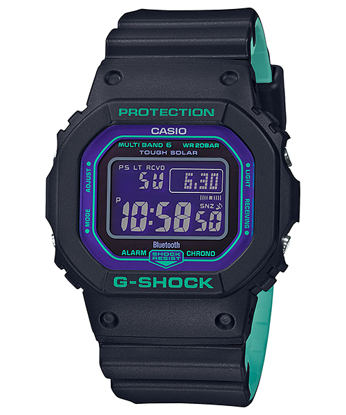 Reloj G-Shock deportivo correa de resina GW-B5600BL-1