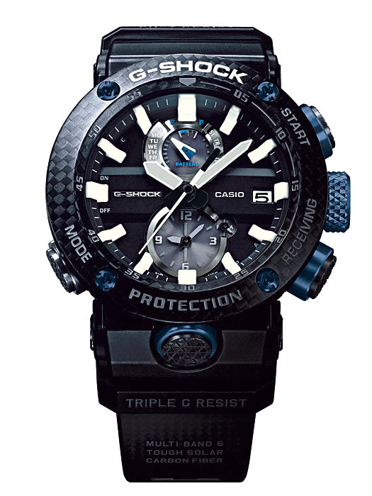 Reloj G-shock correa de resina con fibra de carbono GWR-B1000-1A1