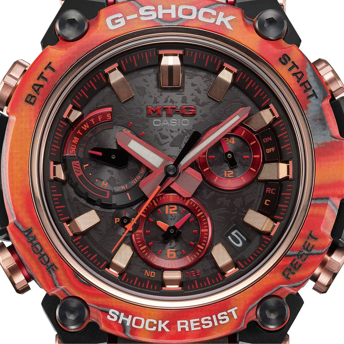 Edición limitada 40º aniversario de G-shock reloj correa de resina MTG-B3000FR-1A