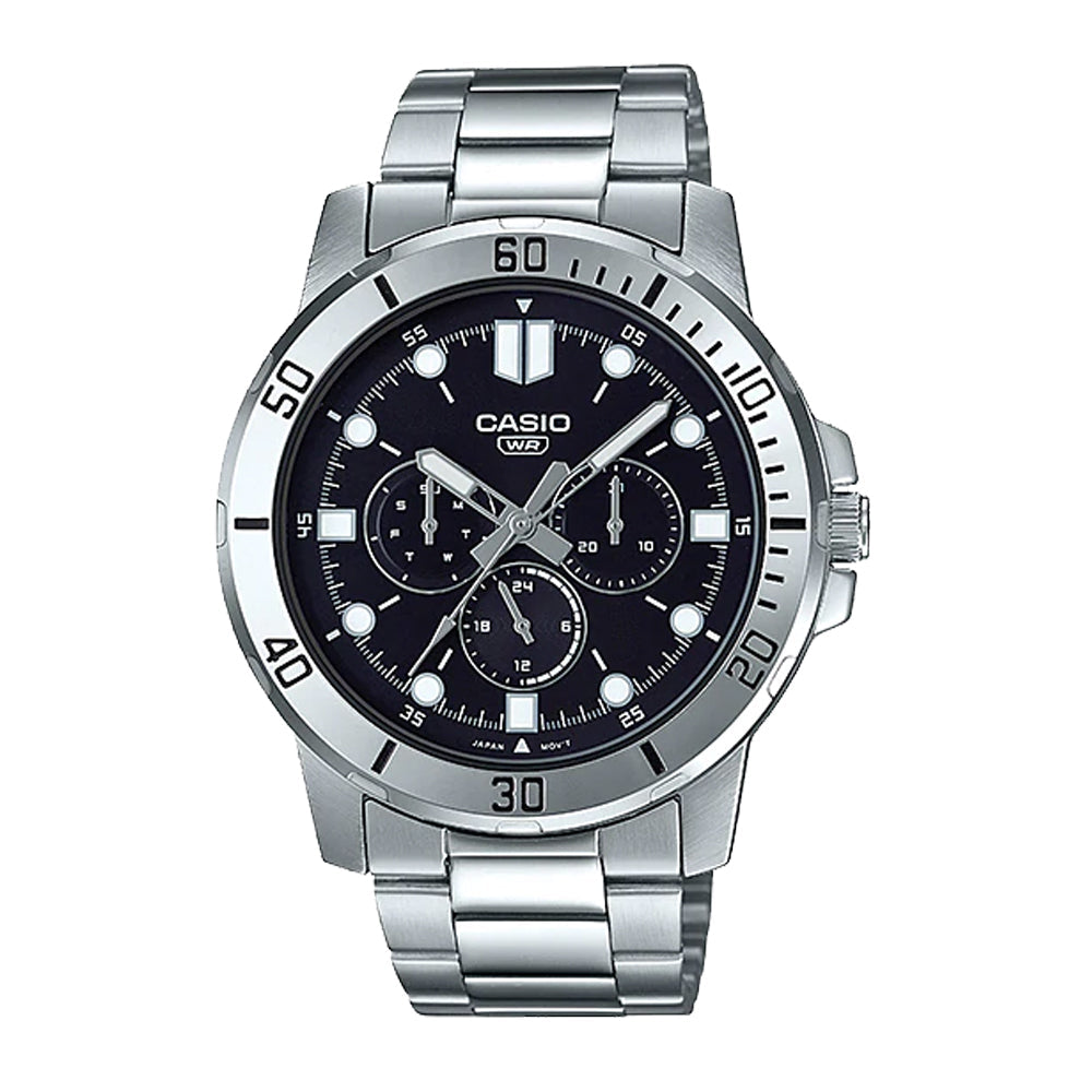 Reloj casual correa de Acero inoxidable MTP-VD300D-1E — Casio