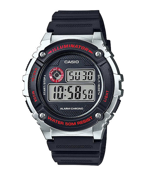 Reloj deportivo correa de resina W-216H-1CV